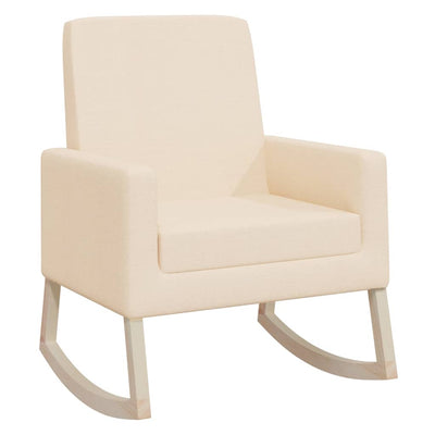 vidaXL Rocking Chair Black Fabric