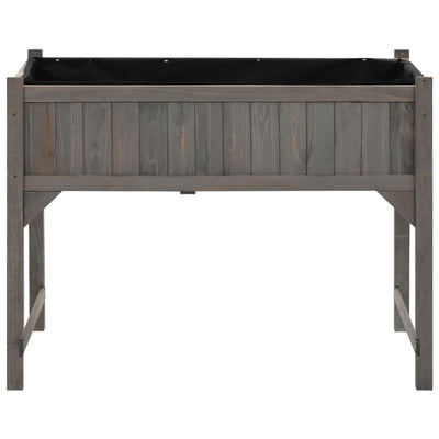 vidaXL Raised Bed with Greenhouse 110x54x120 cm Solid Fir Wood