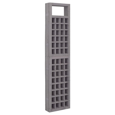 vidaXL 3-Panel Room Divider/Trellis Solid Fir Wood Black 121x180 cm