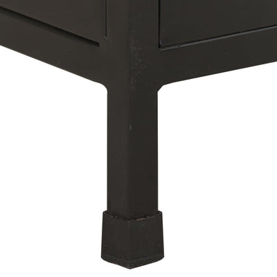 vidaXL Sideboard with 3 Drawers and 2 Doors Rough Mango Wood