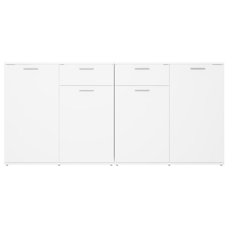 vidaXL Sideboard Black 160x36x75 cm Engineered Wood