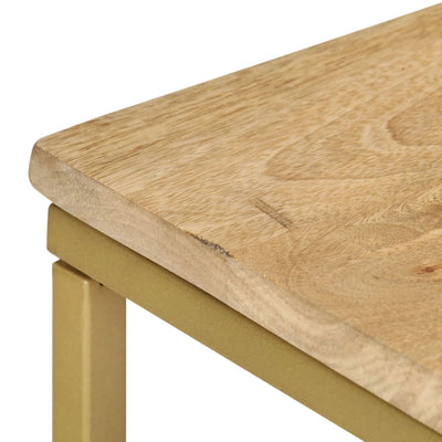 vidaXL Side Table 35x45x65 cm Solid Mango Wood