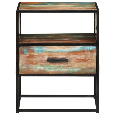 vidaXL Bed Cabinet 40x30x50 cm Solid Reclaimed Wood