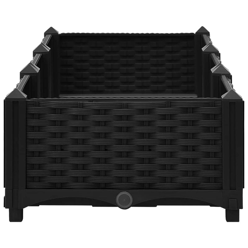 vidaXL Raised Bed 120x40x38 cm Polypropylene