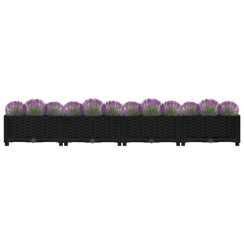 vidaXL Raised Bed 120x40x38 cm Polypropylene