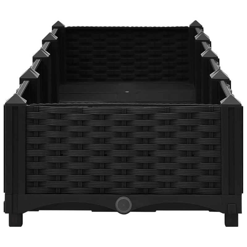 vidaXL Raised Bed 120x40x38 cm Polypropylene