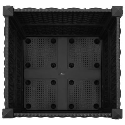 vidaXL Raised Bed 120x40x38 cm Polypropylene