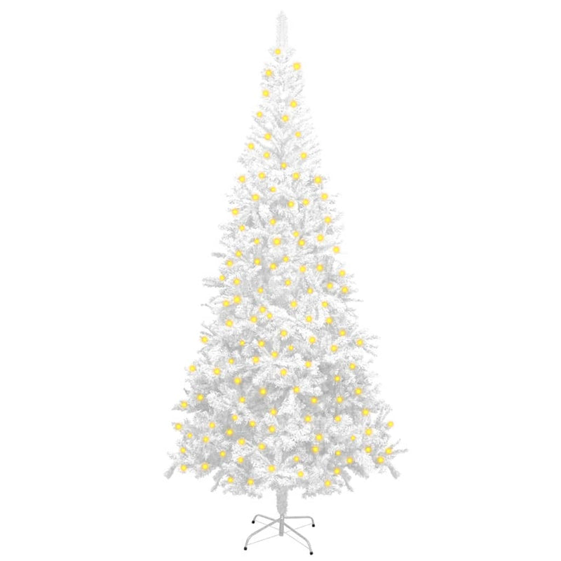 vidaXL Artificial Pre-lit Christmas Tree L 240 cm Green