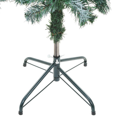 vidaXL Frosted Pre-lit Christmas Tree with Pinecones 150 cm