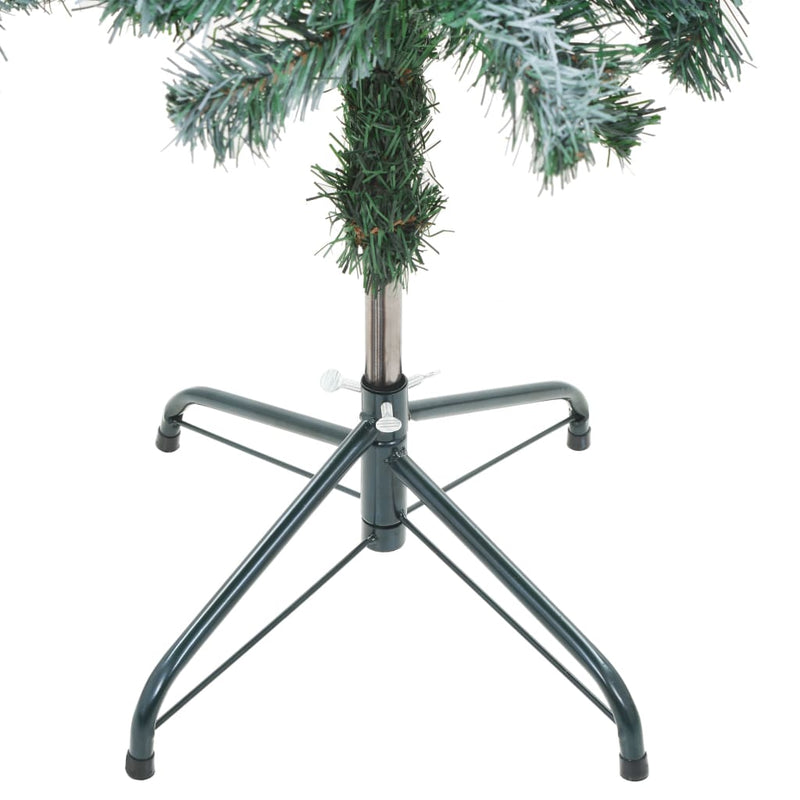 vidaXL Frosted Pre-lit Christmas Tree with Pinecones 150 cm