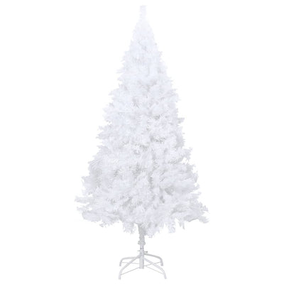 vidaXL Artificial Pre-lit Christmas Tree with Thick Branches White 150 cm