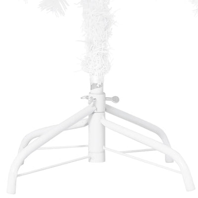 vidaXL Artificial Pre-lit Christmas Tree with Thick Branches White 150 cm