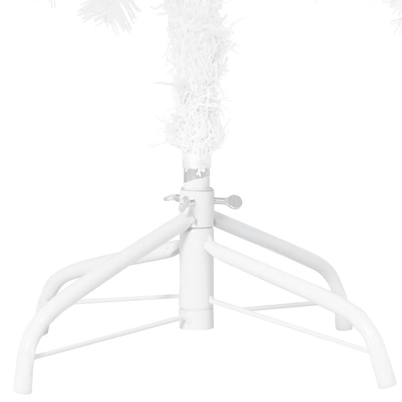 vidaXL Artificial Pre-lit Christmas Tree with Thick Branches White 150 cm