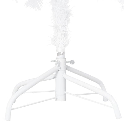 vidaXL Artificial Pre-lit Christmas Tree with Thick Branches White 150 cm