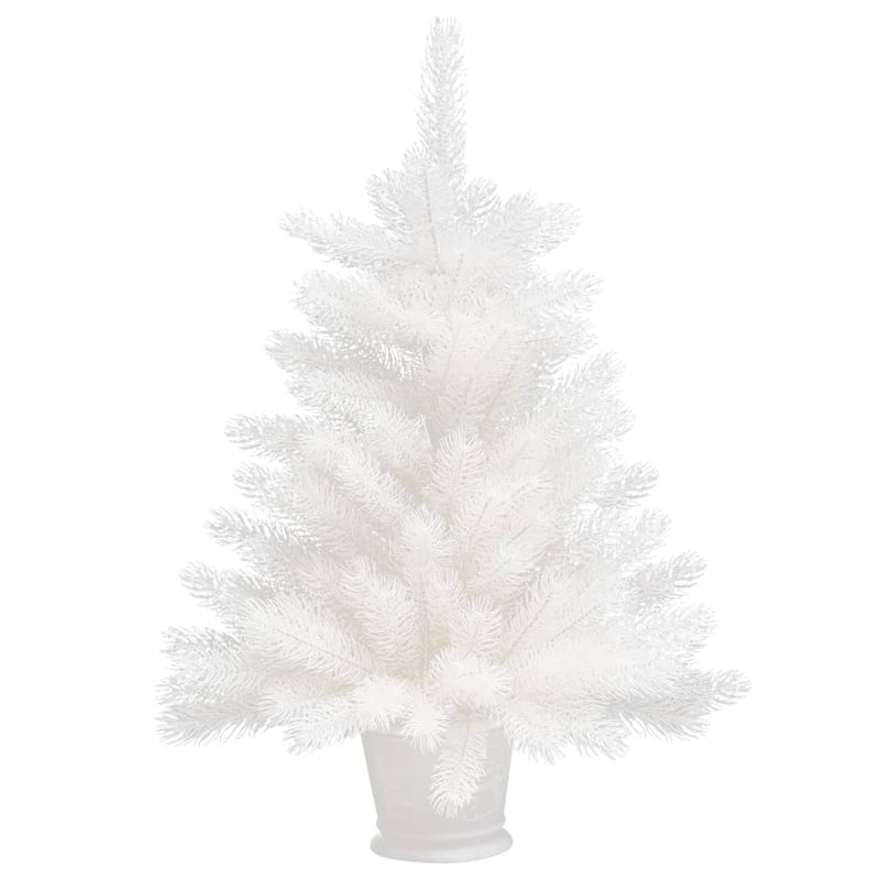vidaXL Artificial Pre-lit Christmas Tree White 90 cm