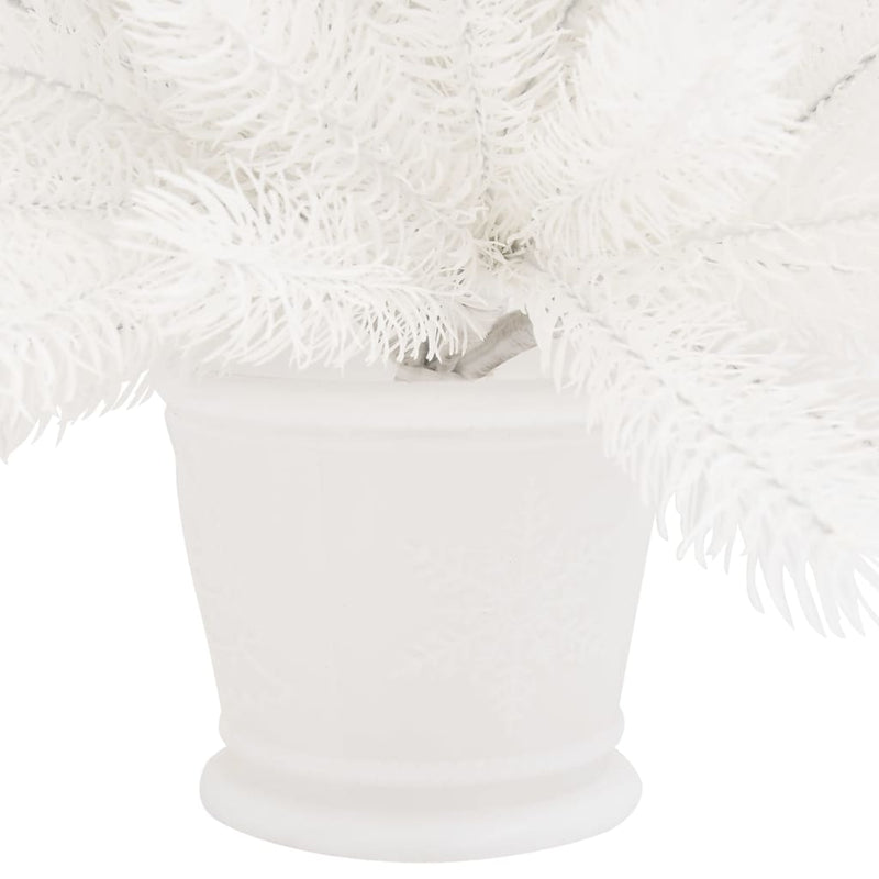 vidaXL Artificial Pre-lit Christmas Tree White 90 cm