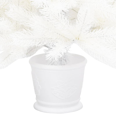 vidaXL Artificial Pre-lit Christmas Tree White 90 cm