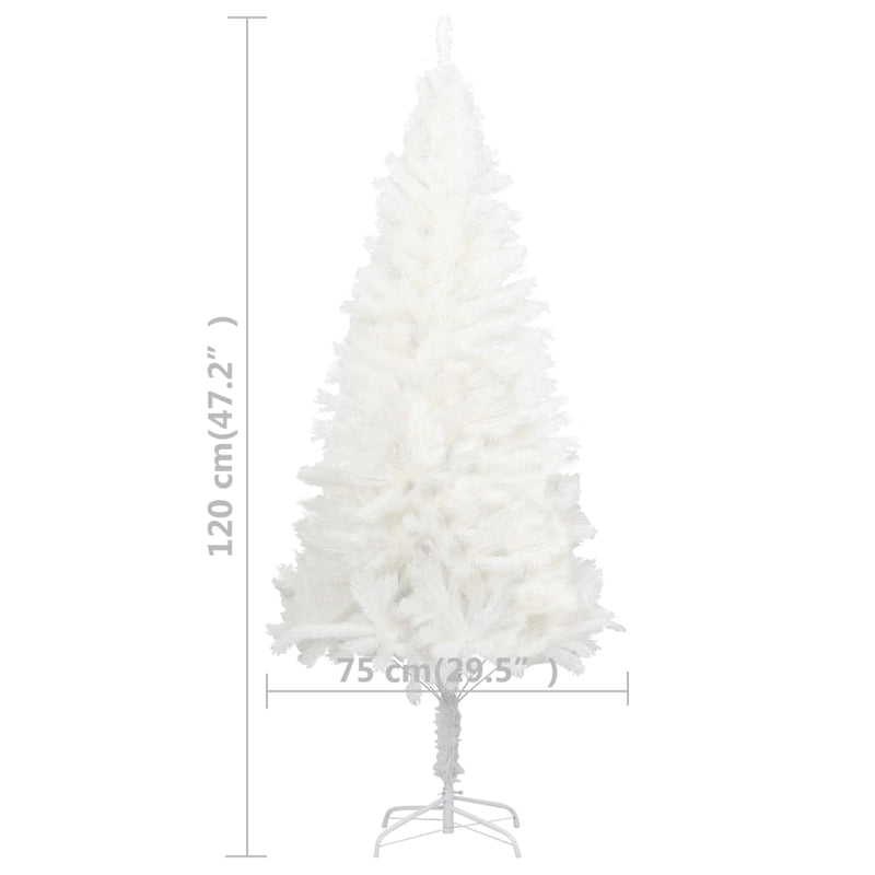 vidaXL Artificial Pre-lit Christmas Tree White 90 cm
