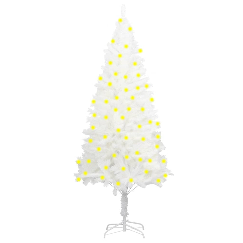 vidaXL Artificial Pre-lit Christmas Tree White 90 cm