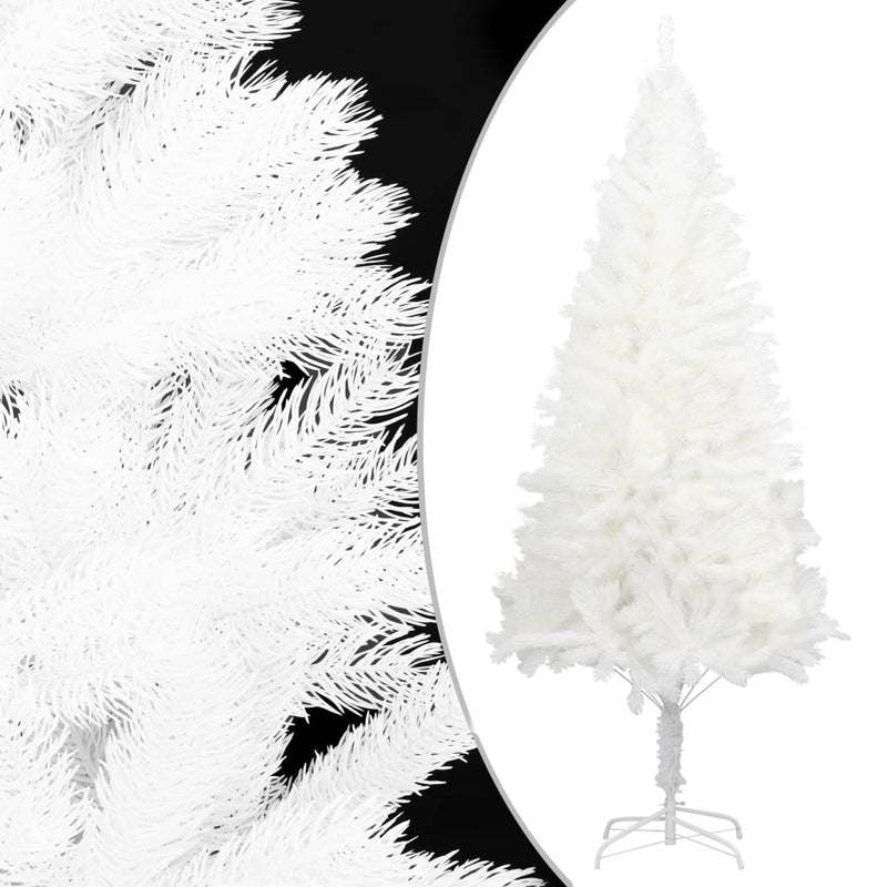 vidaXL Artificial Pre-lit Christmas Tree White 180 cm