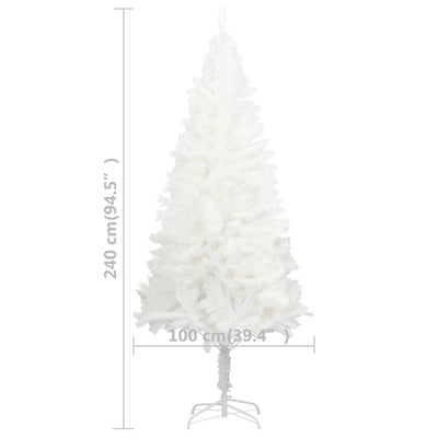 vidaXL Artificial Pre-lit Christmas Tree White 180 cm
