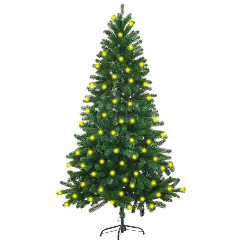 vidaXL Artificial Pre-lit Christmas Tree 120 cm Green