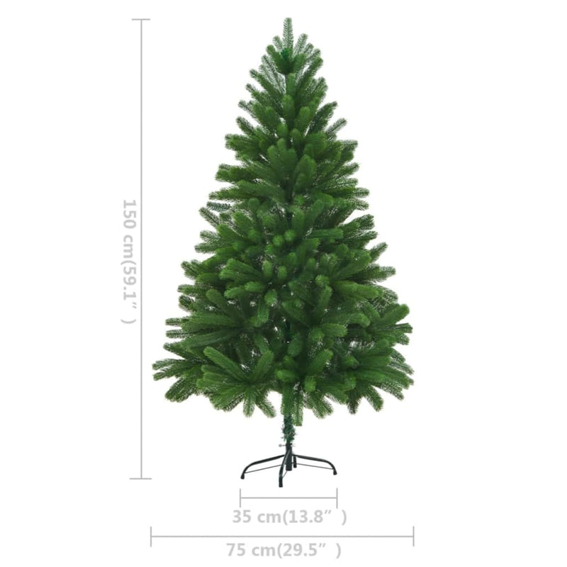 vidaXL Artificial Pre-lit Christmas Tree 120 cm Green
