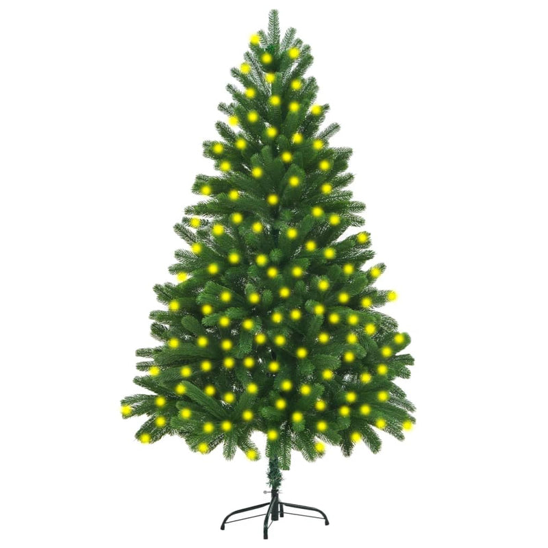 vidaXL Artificial Pre-lit Christmas Tree 120 cm Green