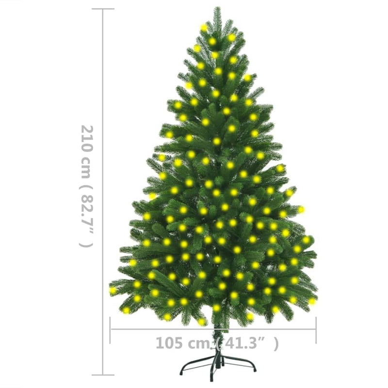 vidaXL Artificial Pre-lit Christmas Tree 120 cm Green