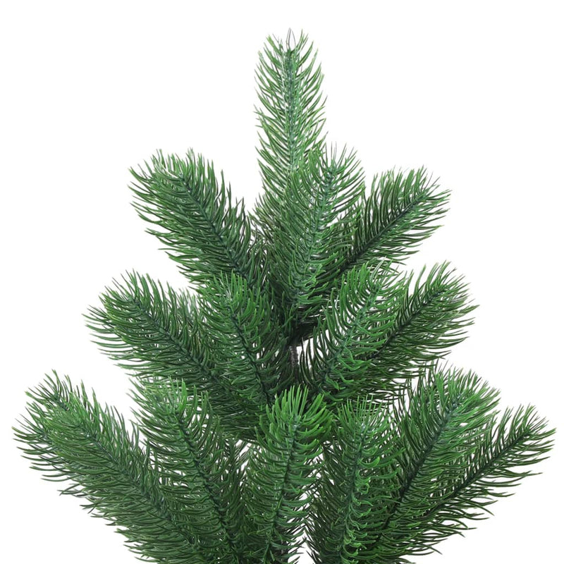 vidaXL Nordmann Fir Artificial Pre-lit Christmas Tree Green 180 cm