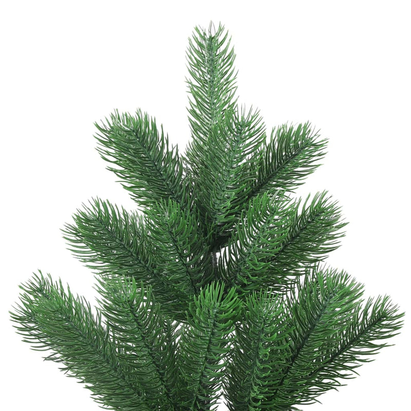 vidaXL Nordmann Fir Artificial Pre-lit Christmas Tree Green 180 cm