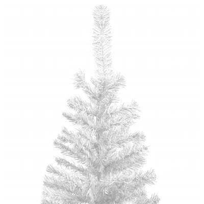 vidaXL Artificial Pre-lit Christmas Tree with Ball Set L 240 cm White