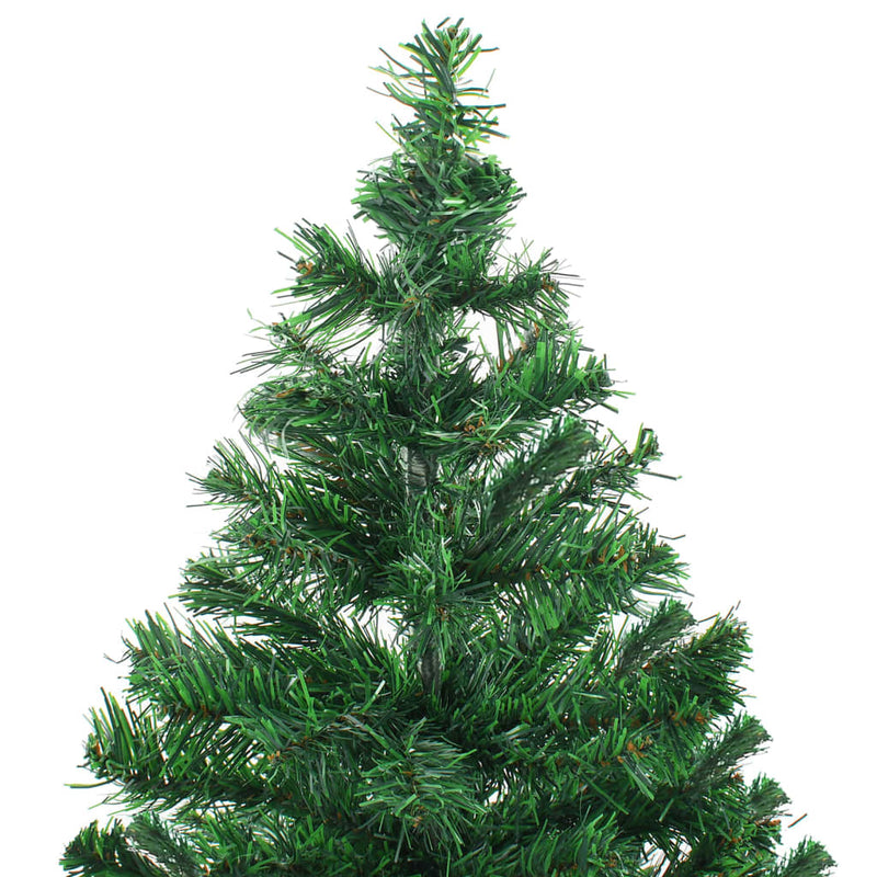 vidaXL Artificial Pre-lit Christmas Tree with Ball Set 210 cm 910 Branches