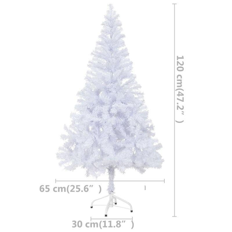 vidaXL Artificial Pre-lit Christmas Tree with Ball Set 120 cm 230 Branches