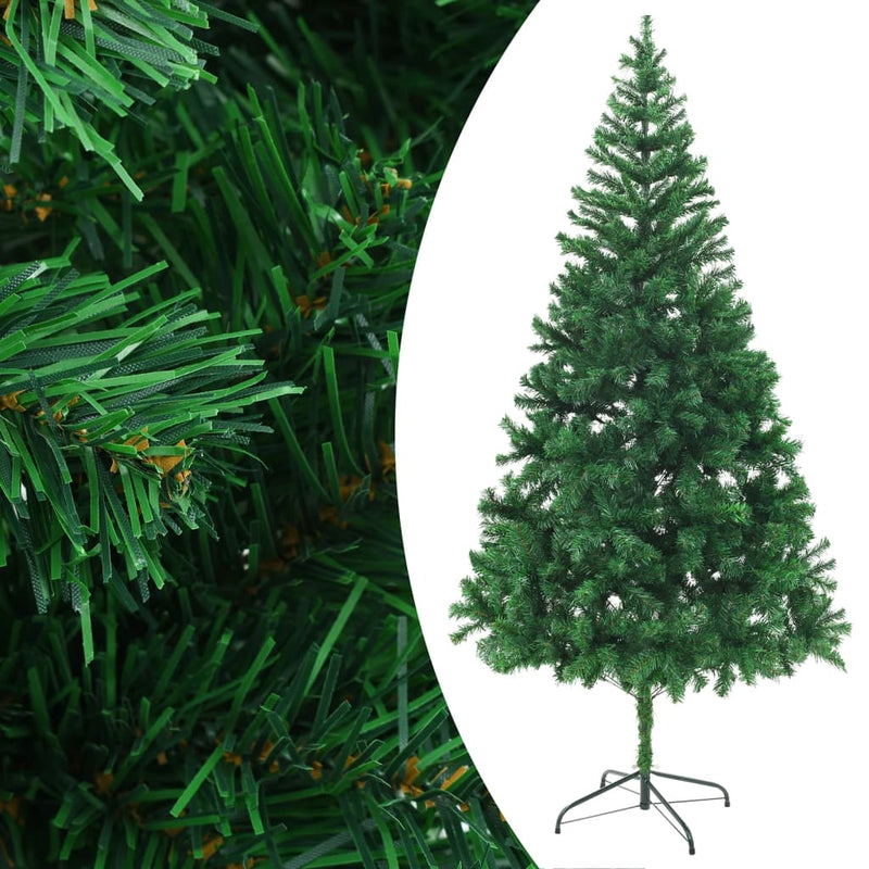 vidaXL Artificial Pre-lit Christmas Tree with Ball Set 210 cm 910 Branches