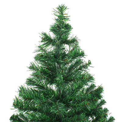 vidaXL Artificial Pre-lit Christmas Tree with Ball Set 210 cm 910 Branches