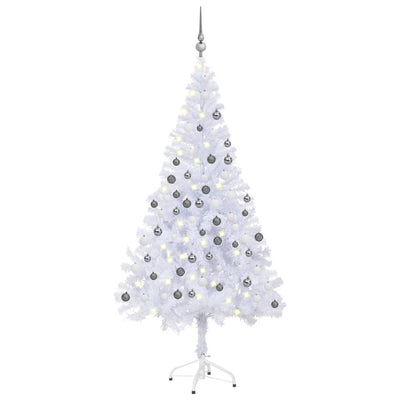 vidaXL Artificial Pre-lit Christmas Tree with Ball Set 120 cm 230 Branches