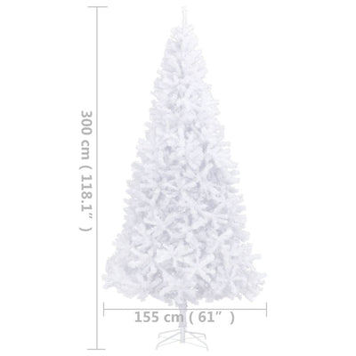 vidaXL Artificial Pre-lit Christmas Tree 400 cm Green