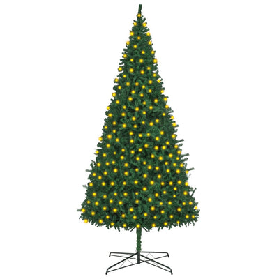 vidaXL Artificial Pre-lit Christmas Tree 400 cm Green