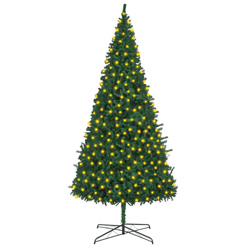 vidaXL Artificial Pre-lit Christmas Tree 400 cm Green