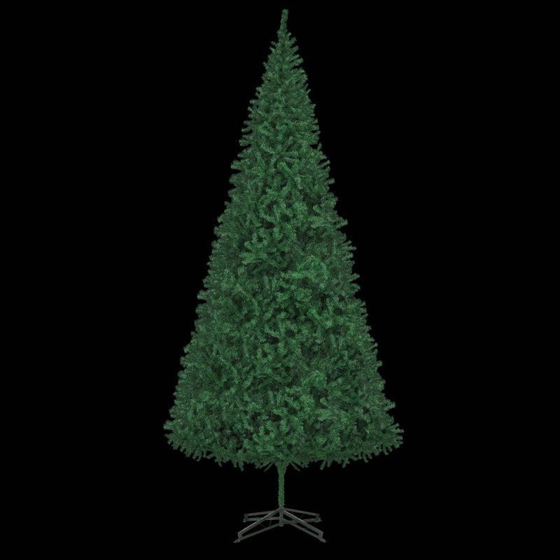 vidaXL Artificial Pre-lit Christmas Tree 400 cm Green
