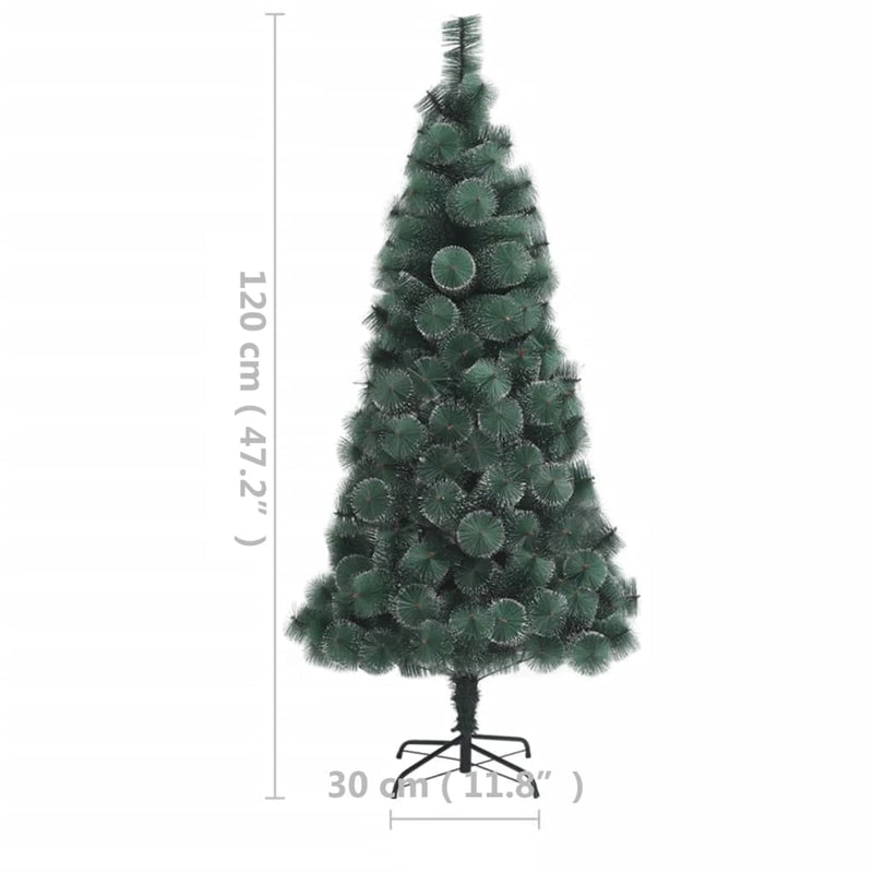 vidaXL Artificial Pre-lit Christmas Tree with Stand Green 150 cm PET