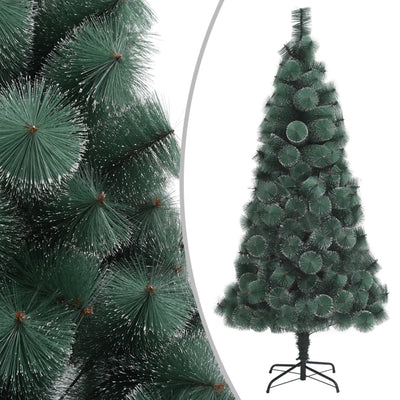 vidaXL Artificial Pre-lit Christmas Tree with Stand Green 150 cm PET