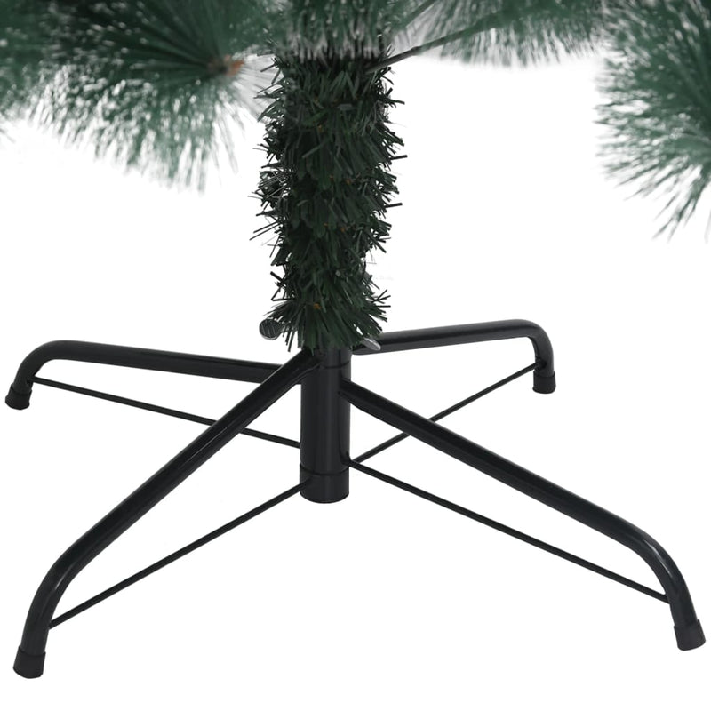 vidaXL Artificial Pre-lit Christmas Tree with Stand Green 150 cm PET