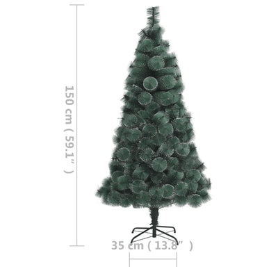 vidaXL Artificial Pre-lit Christmas Tree with Stand Green 150 cm PET