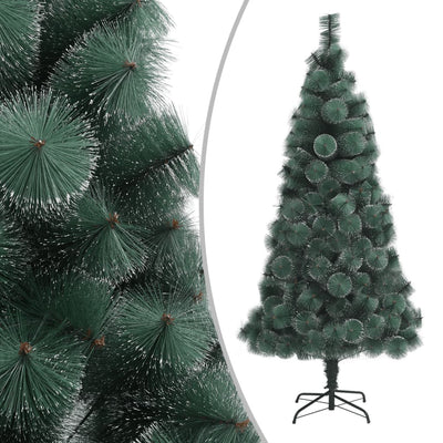 vidaXL Artificial Pre-lit Christmas Tree with Stand Green 150 cm PET