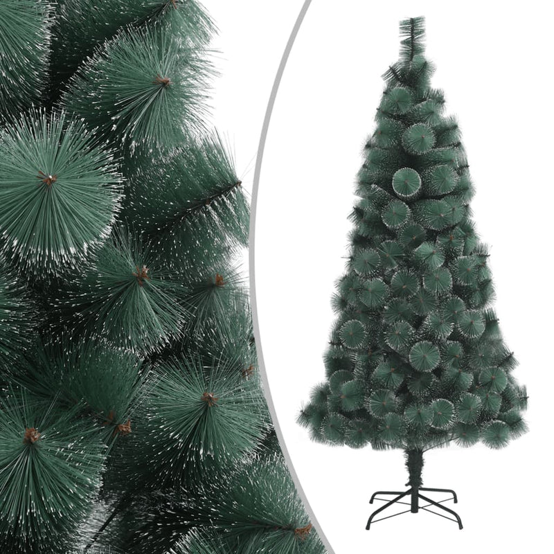 vidaXL Artificial Pre-lit Christmas Tree with Stand Green 150 cm PET