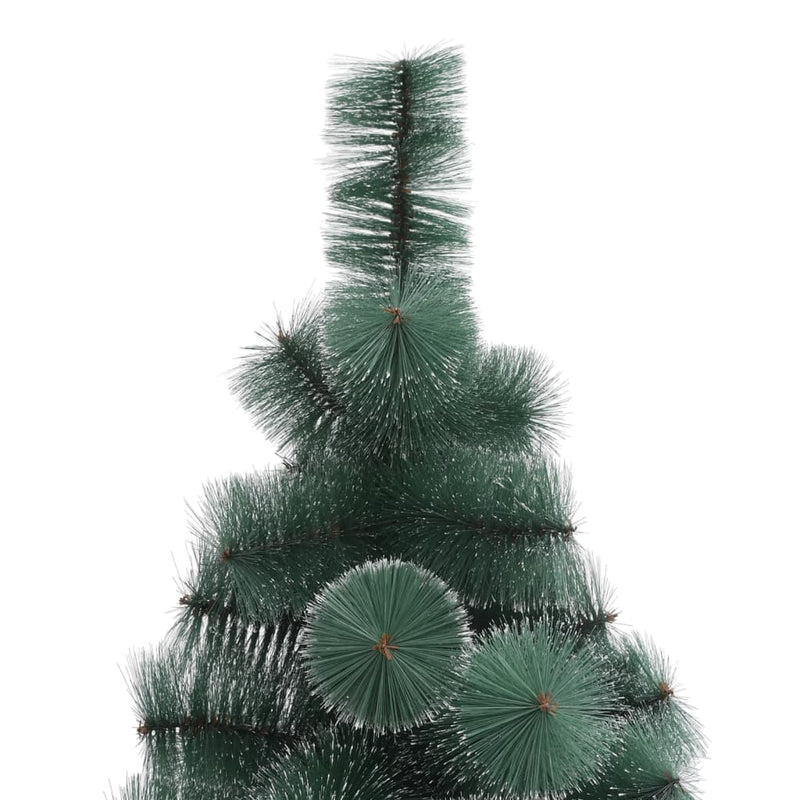 vidaXL Artificial Pre-lit Christmas Tree with Stand Green 150 cm PET