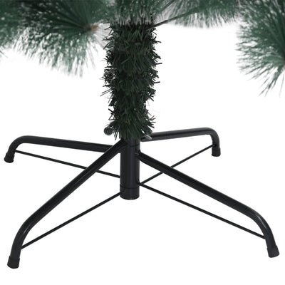 vidaXL Artificial Pre-lit Christmas Tree with Stand Green 150 cm PET