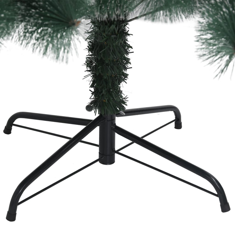 vidaXL Artificial Pre-lit Christmas Tree with Stand Green 150 cm PET